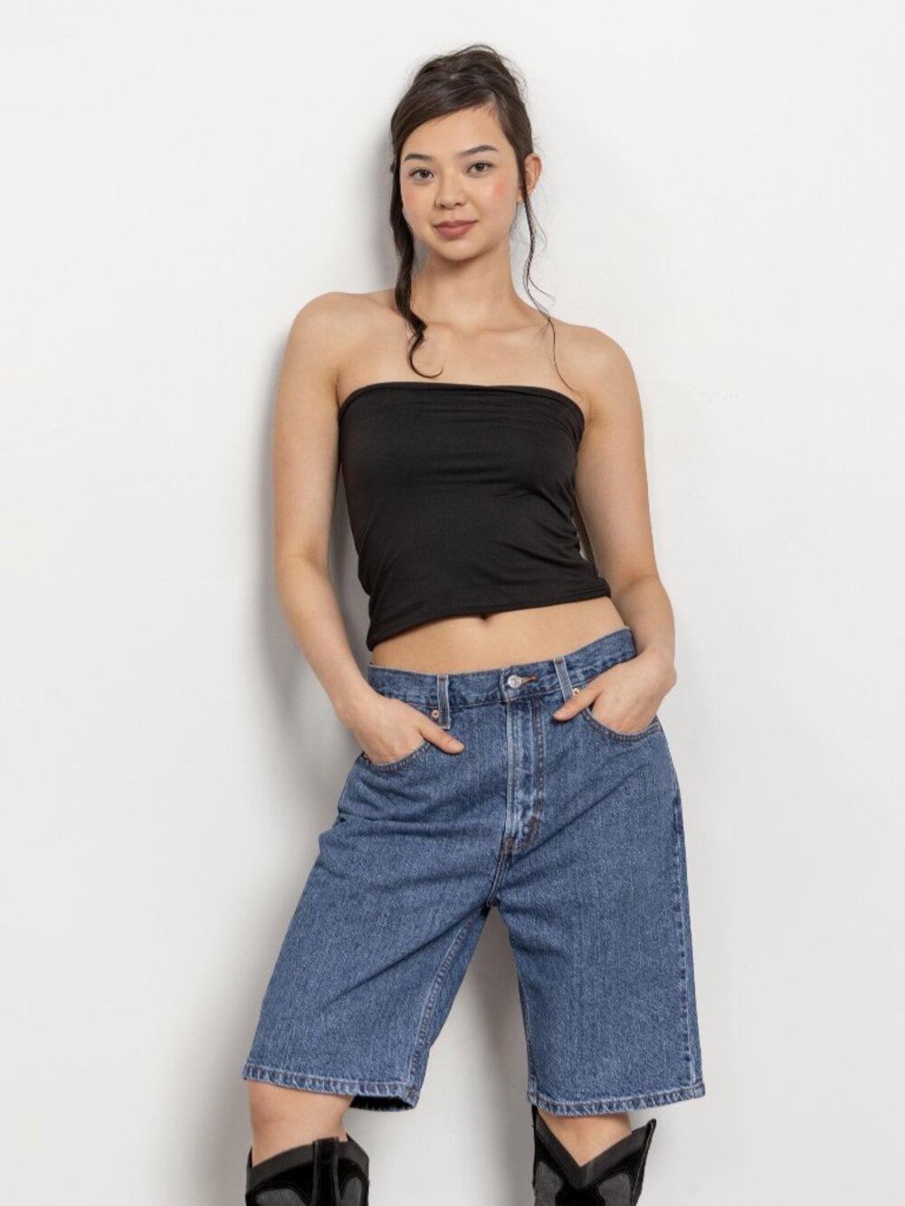 JORTS LEVI'S 505 JEAN Shorts Vintage Denim Y2K, 42 Inch Hips, Medium